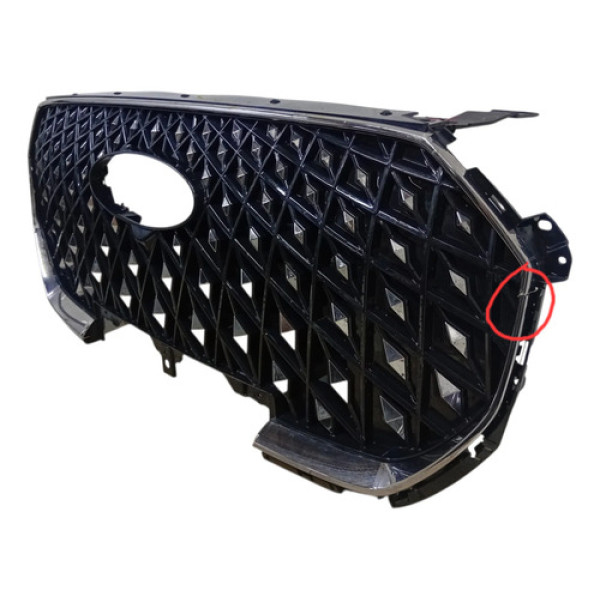 Grade Tiggo 8 Pro 2024 Á 2026 C/moldura Cromada - Detalhe Preto