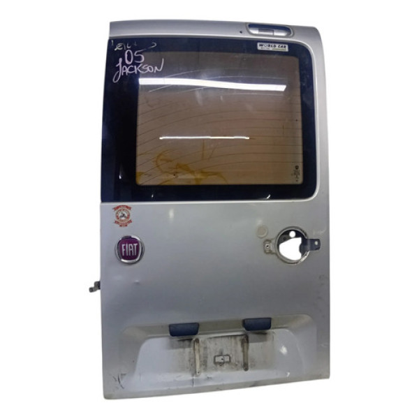 Tampa Traseira Esquerda Doblo 2002 2003 A 2021 Prateado