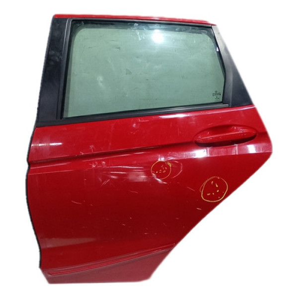 Porta Traseira Esquerda Fit 2015 2016 A 2021 C/detalhes Traseira Esquerdo Vermelho