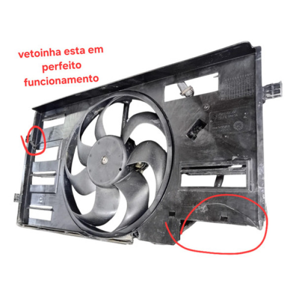 Ventoinha Polo Virtus Tsi Ar 2018 A 2019 - Detalhe Na Grade