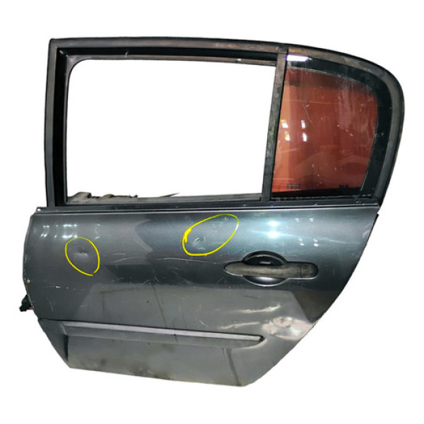 Porta Traseira Esquerda Megane Sedan 2007 2008 A 2011 Traseira Esquerdo