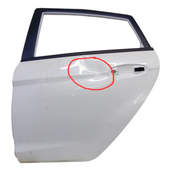 Porta Traseira Esquerda New Fiesta Hatch 2011 2012 A 2019 Traseira Esquerdo