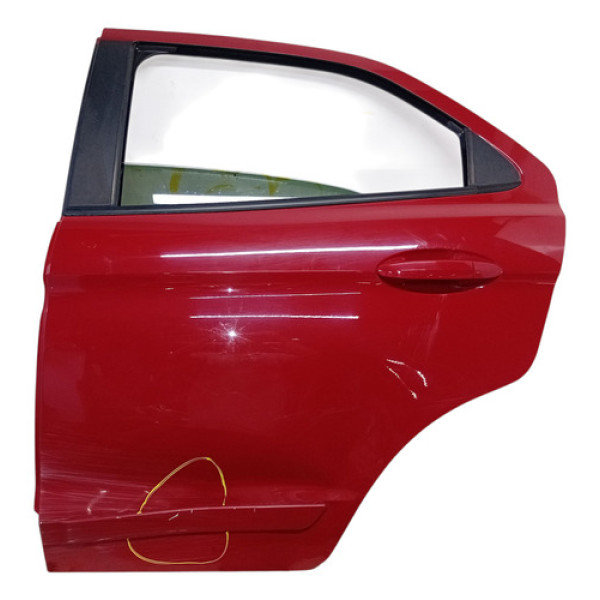 Porta Traseira Esquerda Ka Hatch/sedan 2015 A 2021 (detalhe) Traseira Esquerdo