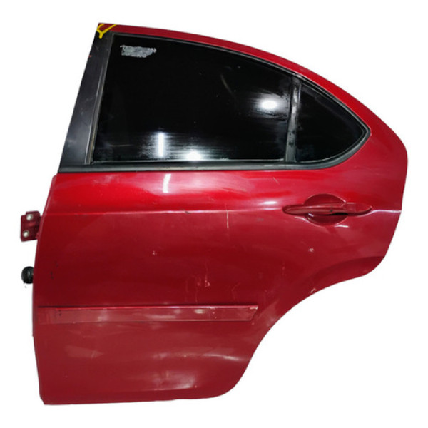 Porta Traseira Esquerda Jac J3 2011 A 2015 Traseira Esquerdo Vermelho