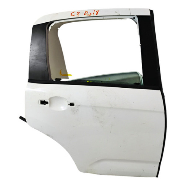 Porta Traseira Direita Citroen C3 2013 A 2021 Traseira Direita