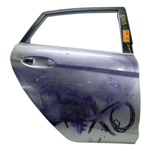 Porta Traseira Direita New Fiesta Hatch 11/19 (com Detalhes) Traseira Direita