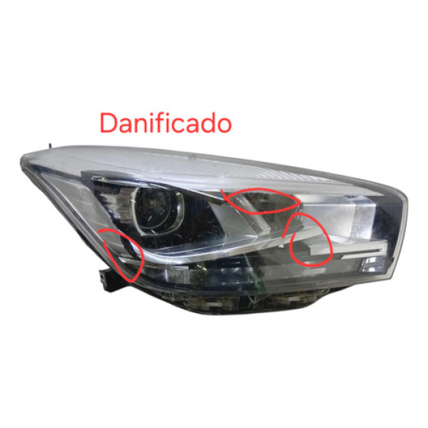 Farol Direito Tiggo 5x 2023 2024 A 2026 - Danificado 