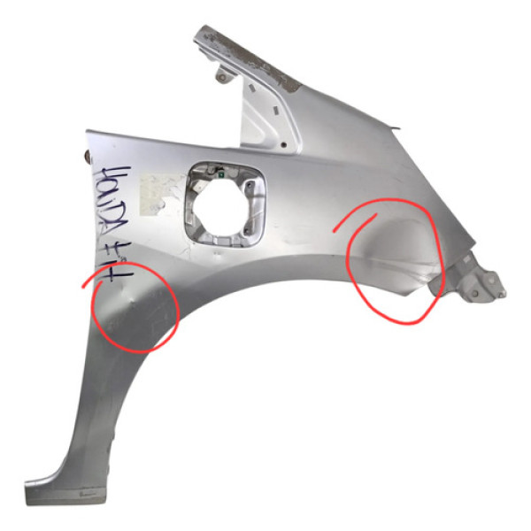 Paralama L/d Fit 2009 A 2014 Gas C/ Furo Abast. Detalhe