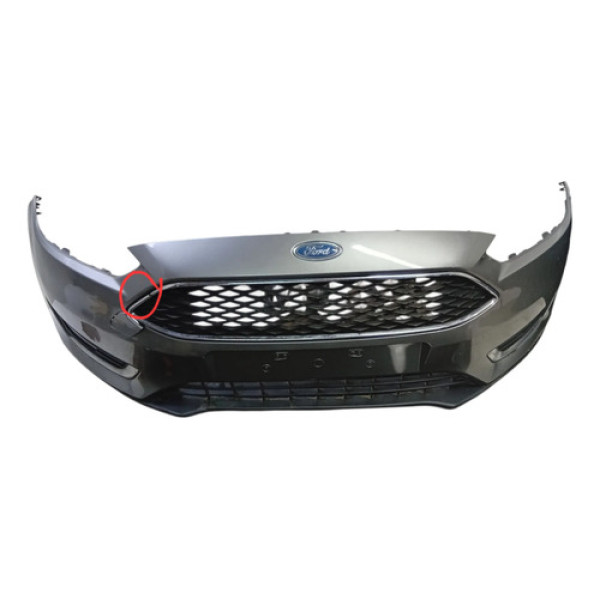 Parachoque Dianteiro Focus  2016 A 2019 - Comp. Com Detalhe Prateado