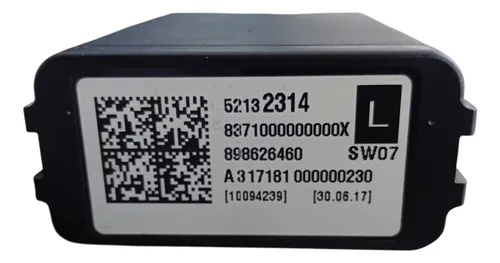 Modulo Vidro Traseiro Esquerdo S10 2012 A 2020 52132314