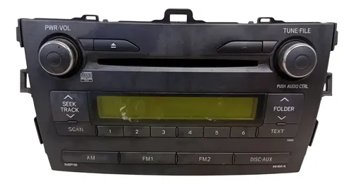 Comando Som Radio Toyota Corolla 2009 A 2014