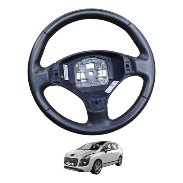 Volante Direcao Peugeot 3008 2012 2013 2014 2015 Original Preto