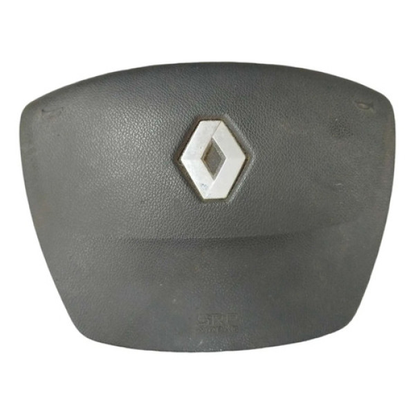 Buzina Bolsa Airbag Volante Fluence 2012 2013 2014 2015 2016 Cinza Escuro