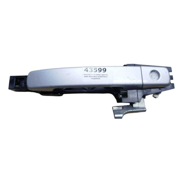 Maçaneta Externa Sentra 2008 2009 2010 Dianteira Esquerda Prata Dianteira