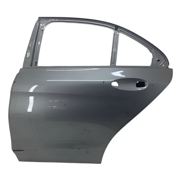 Porta Traseira Esquerda Mercedes C180 2013 2014 2015 2016 Traseira Esquerdo Cinza