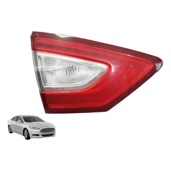 Lanterna Tampa Esq Fusion 2013 Com Led Original C/ Detalhe Vermelho