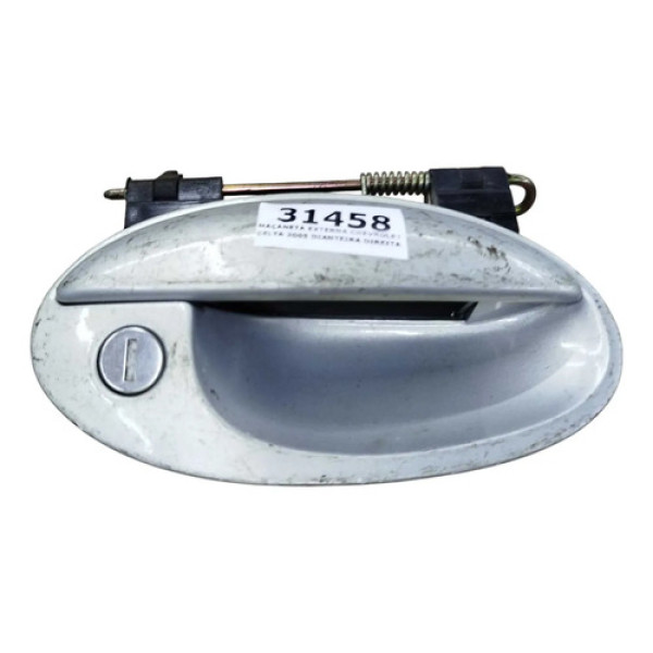 Maçaneta Externa Chevrolet Celta 2005 Dianteira Direita Prateado Dianteira