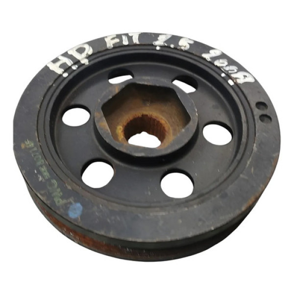 Polia Virabrequim Honda Fit 1.5 2005 2006 2007 2008 Original