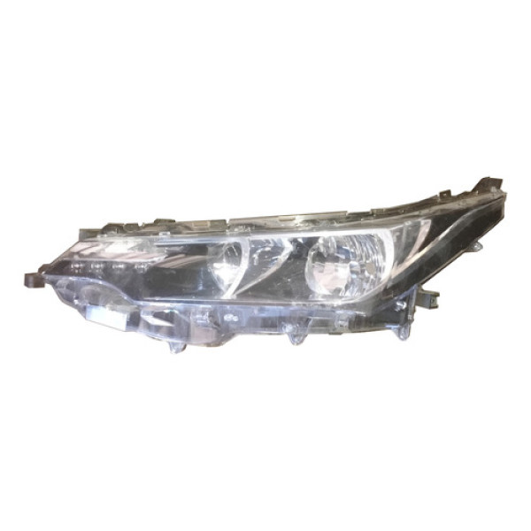 Farol Esquerdo Toyota Corolla 2018 Com Garra Quebrada Esquerdo