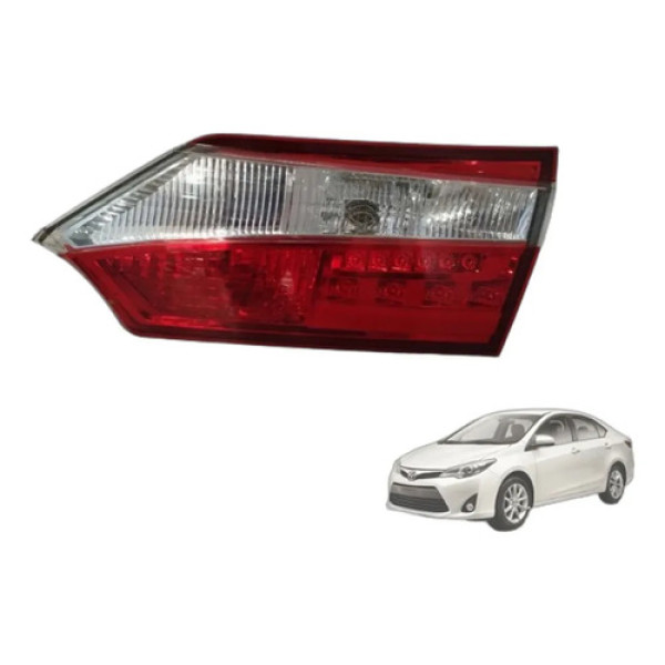 Lanterna Tampa Direita Corolla 2015-18 Original Detalhe Vermelho
