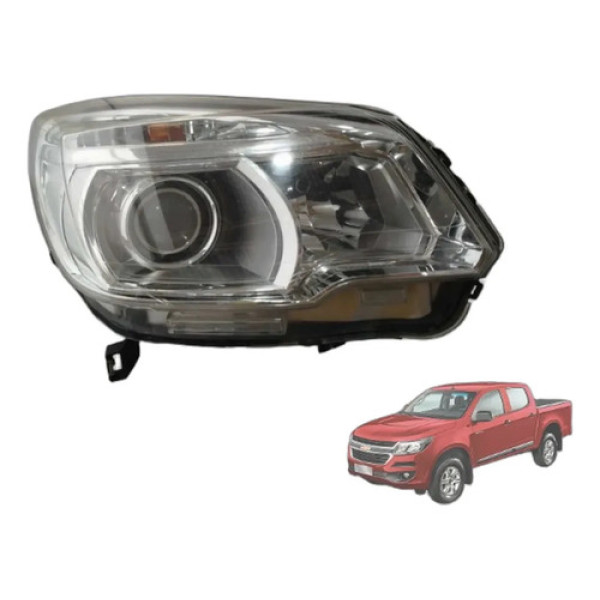 Farol Direito Gm S10 Trailblazer 2016-17 Original Detalhe