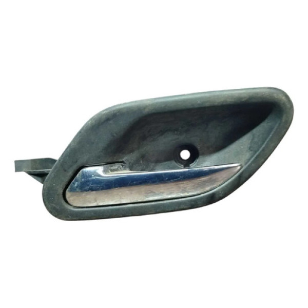 Macaneta Interna Porta Bmw 540 Dianteira Esquerda 1998 1999 Cromo/preta Dianteira