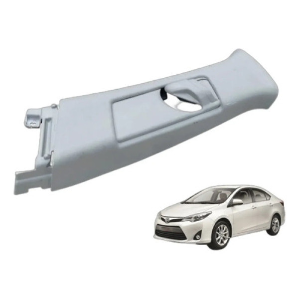 Acabamento Coluna Cinto Corolla 2015 A 2019 Esq Original Cinza