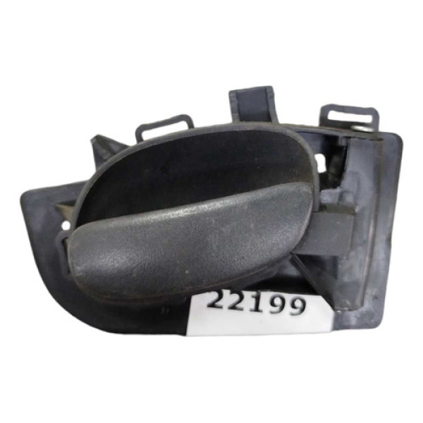 Maçaneta Interna Peugeot 206 207 Dianteira Direita 2006 2007 Preto Dianteira