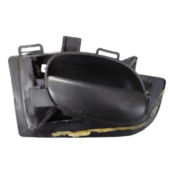 Maçaneta Interna Peugeot 206 2005 2006 Dianteira Esquerda Preto Dianteira