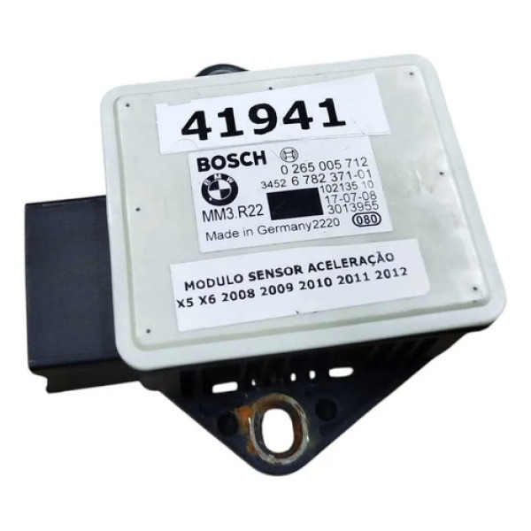Modulo Sensor Aceleração X5 X6 2008 2009 2010 2011 2012 Preto