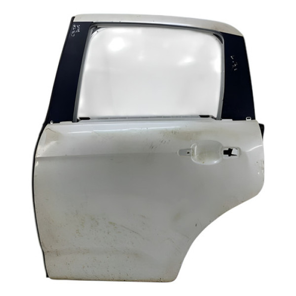 Porta Traseira Esquerda Citroen C3 2012 2013 2014 2015 2016 Traseira Esquerdo Prata