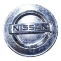 Acabamento Calota Central Roda Nissan March 2014 2015 Prateado