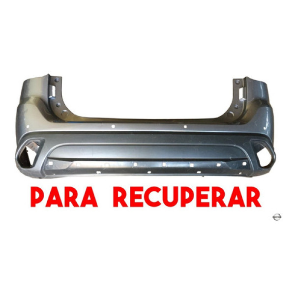 Parachoque Traseiro Mitsubishi Outlander 2017 Para Recuperar