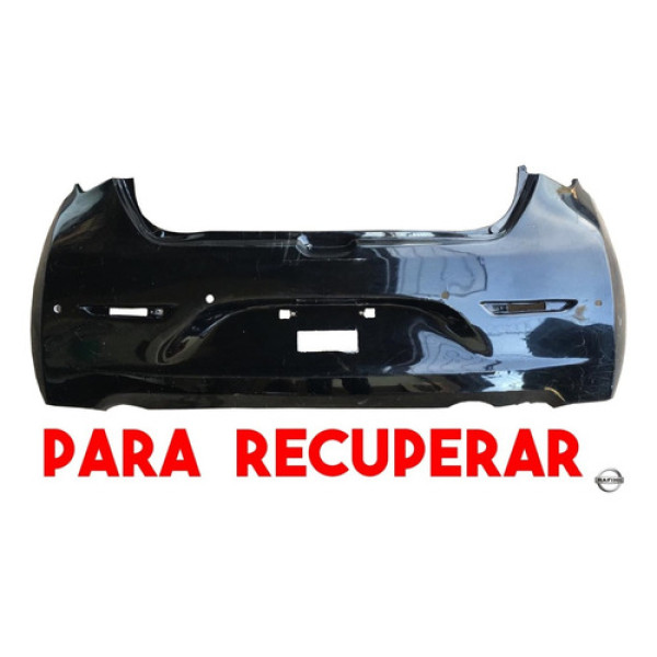 Parachoque Traseiro Hyundai Hb20 Hatch 2015 Para Recuperar