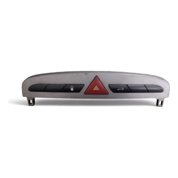 Comando Botão Trava Pisca Alerta Peugeot 308 408 2012 2013 Cinza