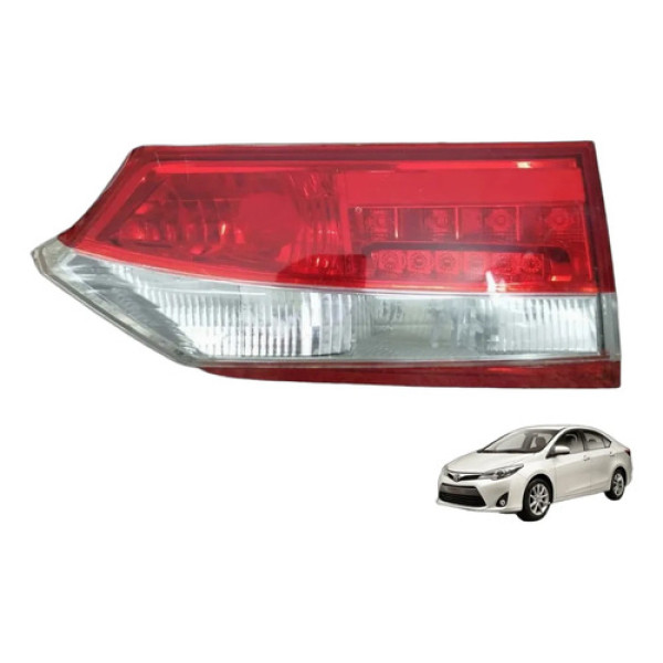 Lanterna Tampa Traseira Esquerda Corolla 2018 C/ Detalhe Vermelho
