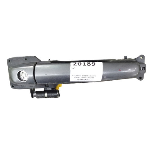 Maçaneta Externa Porta Suzuki Sx4 Dianteira Esquerda 2012 Prata Dianteira