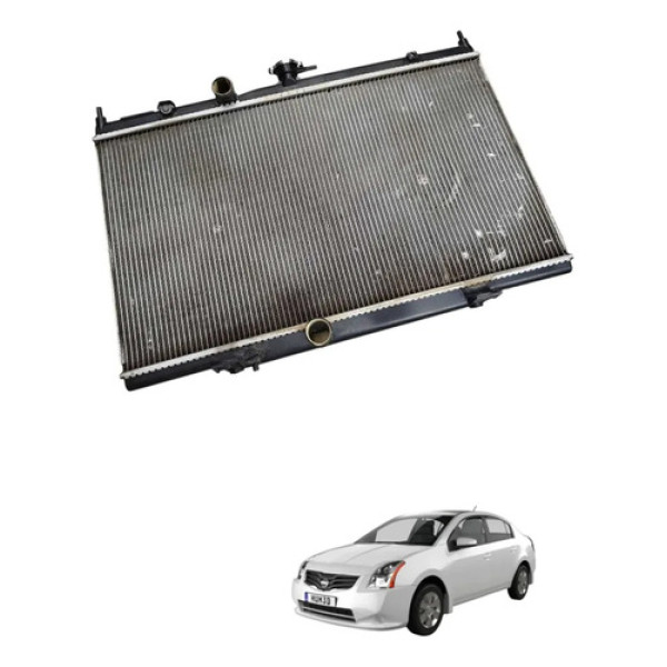 Radiador Nissan Sentra 2.0 2008 2009 2010 2011 2012 Detalhe