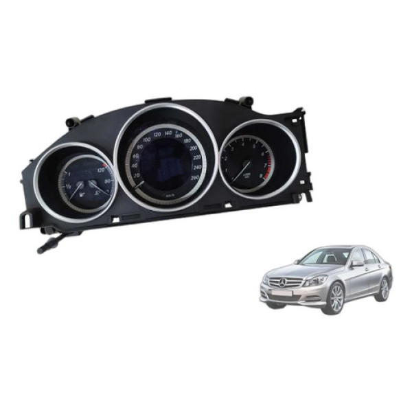 Painel Instrumento Mercedes C180 2011 A 2013 A2c53435305 Preto