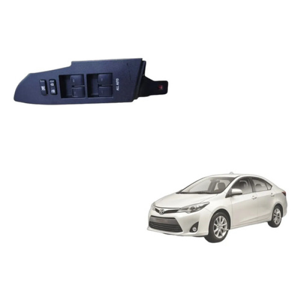 Comando Botão Vidro Eletrico Corolla 2015 2019 Motorista