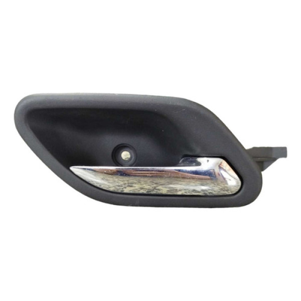 Macaneta Interna Porta Bmw 540 Dianteira Direita 1998 1999 Cromo Preta Dianteira