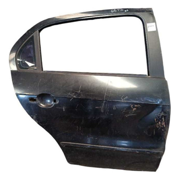 Porta Traseira Direita Gol G5 2008 2009 2010 2012 Detalhe Traseira Direita Azul