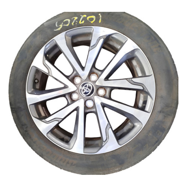 Jogo Roda Aro 18 Toyota Corolla Cross 2021 2022 Sem Pneu Prata