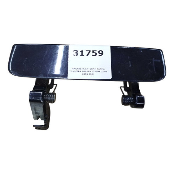 Maçaneta Externa Tampa Traseira Nissan Livina 2009 2010 2011 Preto Traseira