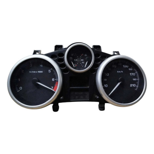 Painel Instrumento Peugeot 207 2009 2010 2011 2012 Preta