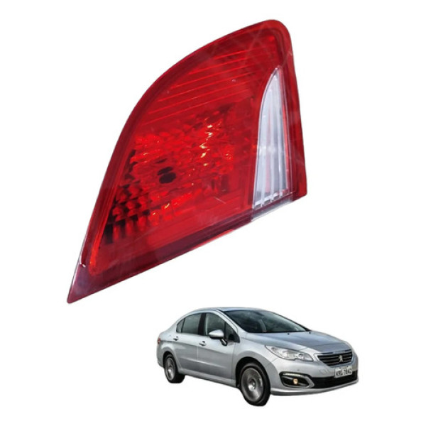 Lanterna Tampa Traseira Esquerda Peugeot 408 2012-14 Orig Vermelho