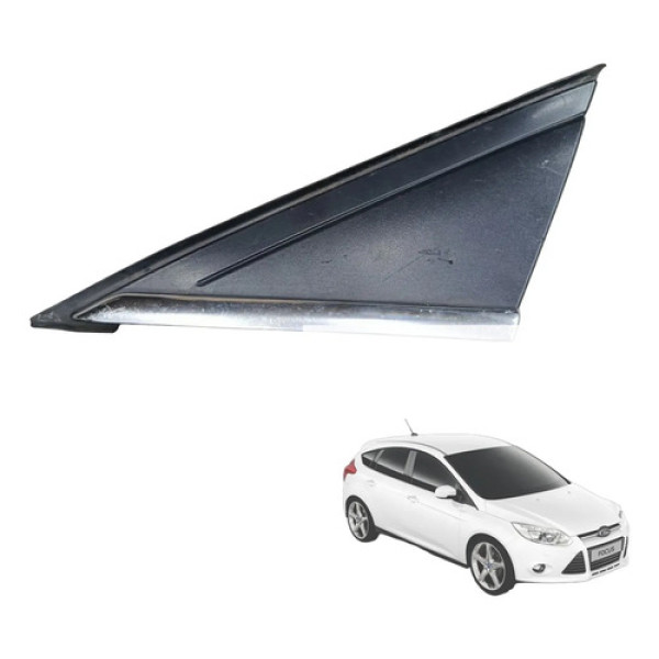 Acabamento Externo Retrovisor Focus 2014 2015 2016 Esquerdo Preto