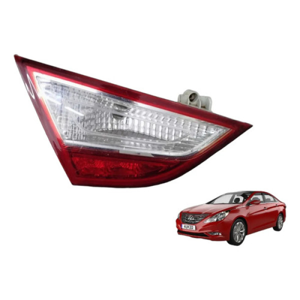 Lanterna Tampa Traseira Esquerda Hyundai Sonata 2010 2011 Vermelho