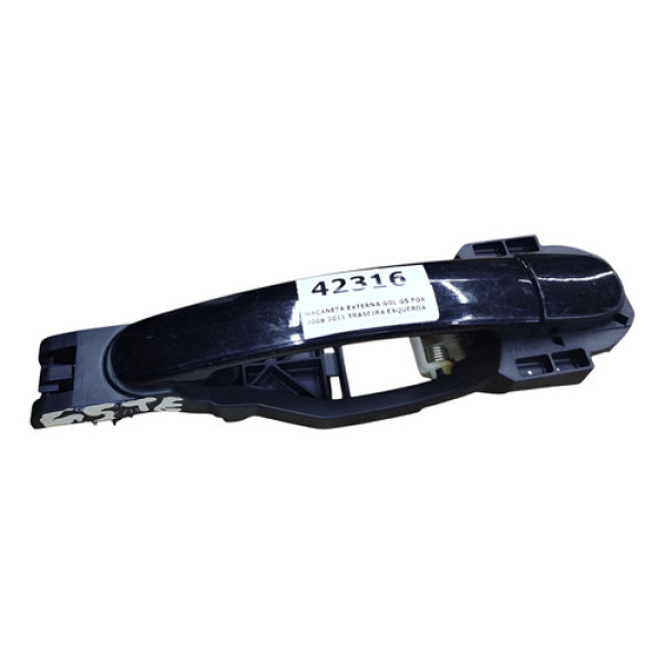 Maçaneta Externa Gol G5 Fox 2008 2011 Traseira Esquerda Preto Traseira