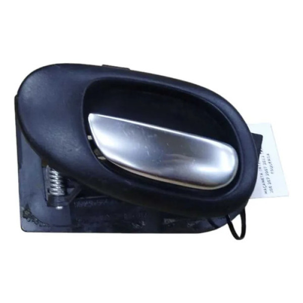 Maçaneta Interna Peugeot 206 207 2007 2012 Traseira Esquerda Prata Traseira